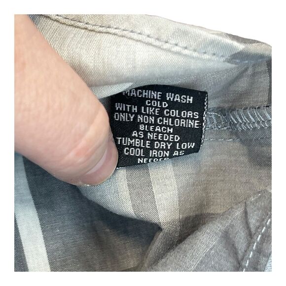 Empyre Shirt Men's Medium Multicolor Plaid Cotton Short Sleeve Casual Button-Up - Picture 7 of 8